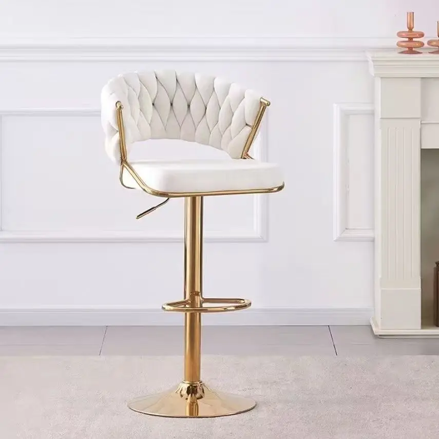 Металлический барный стул для дома - Фотография_6