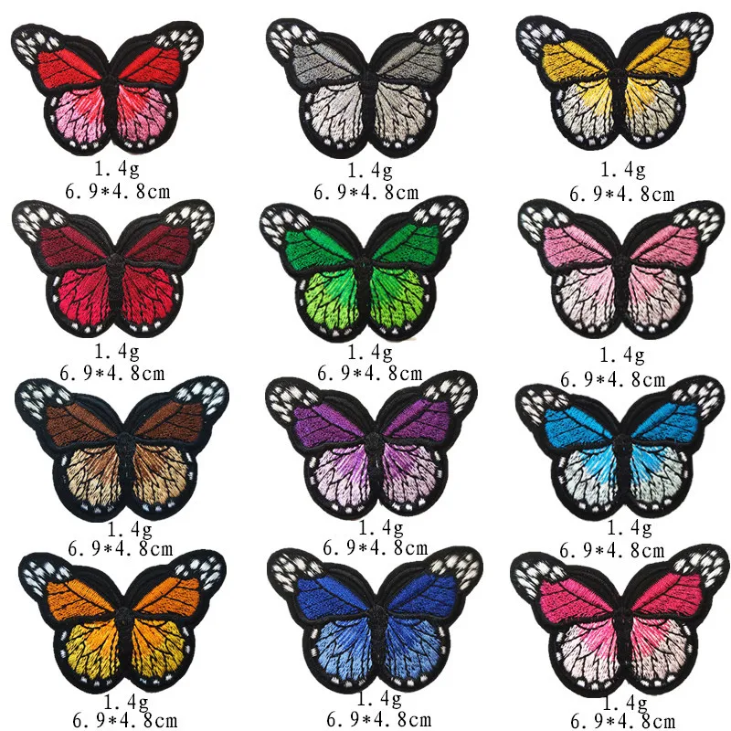 Железные нашивки с бабочками - Фотография_5