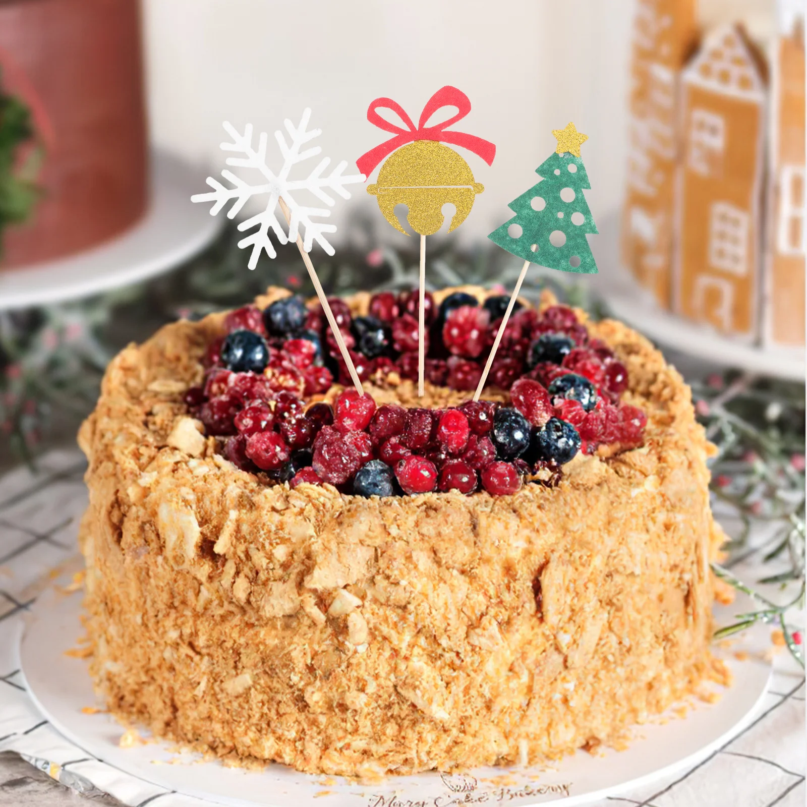 Рождественские топперы для торта - Фотография_2