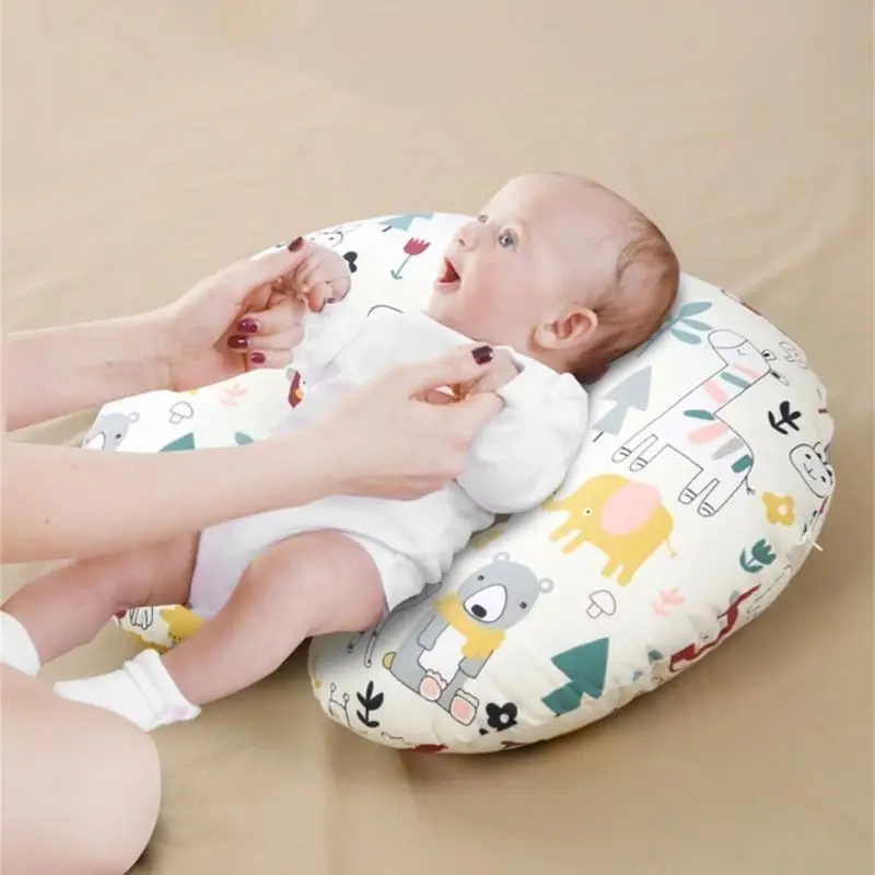 581f дышащая хлопковая подушка для кормления с прекрасным узором - Фотография_3