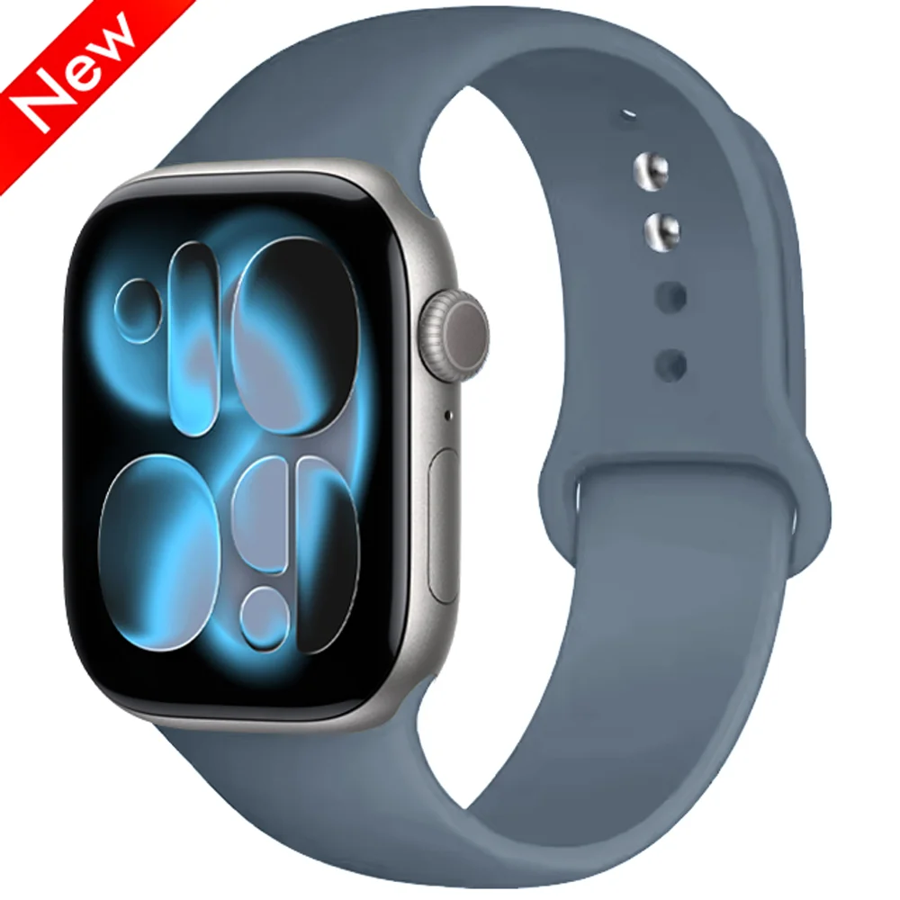 Силиконовый ремешок для apple watch 45 мм - Фотография_2