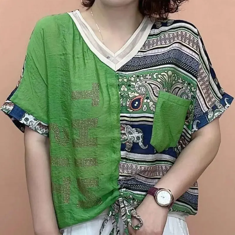 Женская одежда, стильная блузка на шнуровке