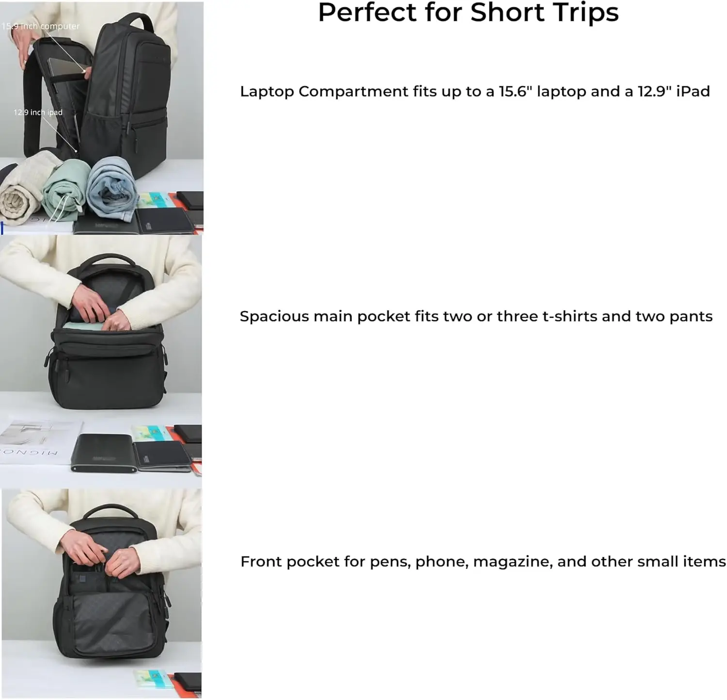 Рюкзак для ноутбука trekon для мужчин и женщин - Фотография_5