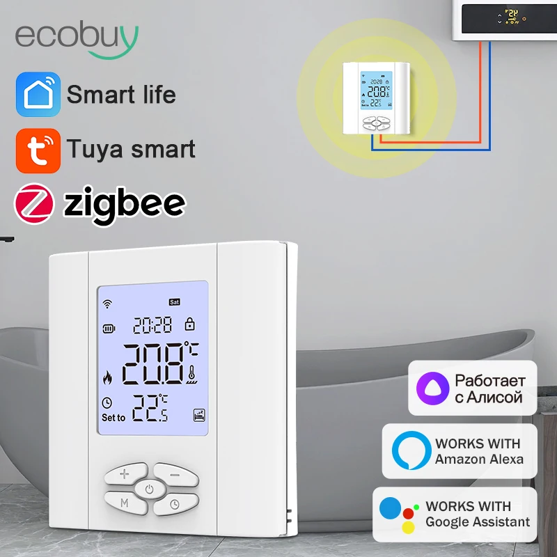 Умный термостат tuya zigbee