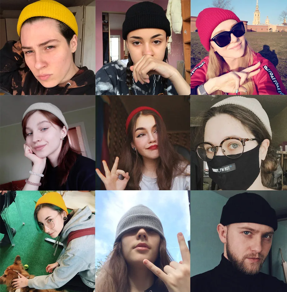 Вязаная шапка мужская - Фотография_2