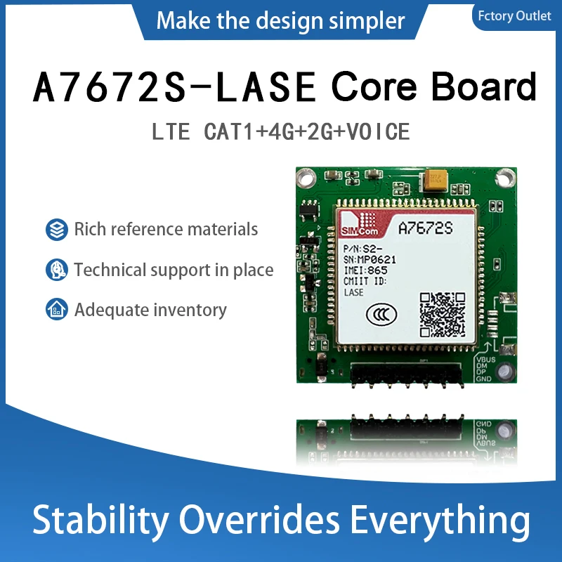 Simcom a7672s-lase cat1 core board