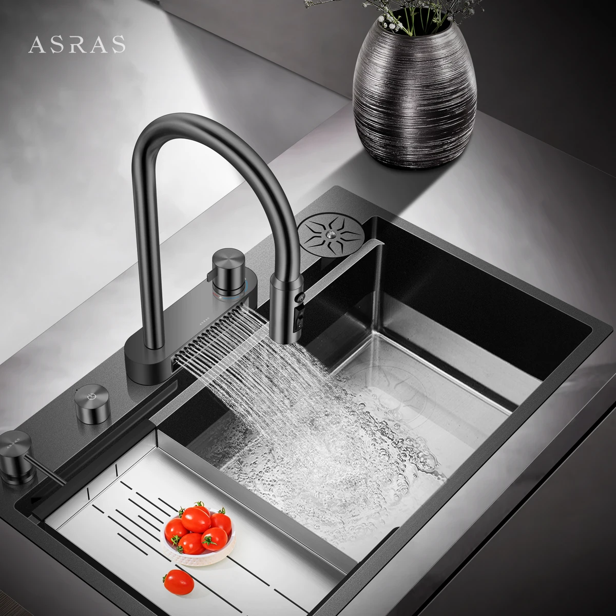 Asras 304 кухонный смеситель из нержавеющей стали - Фотография_2