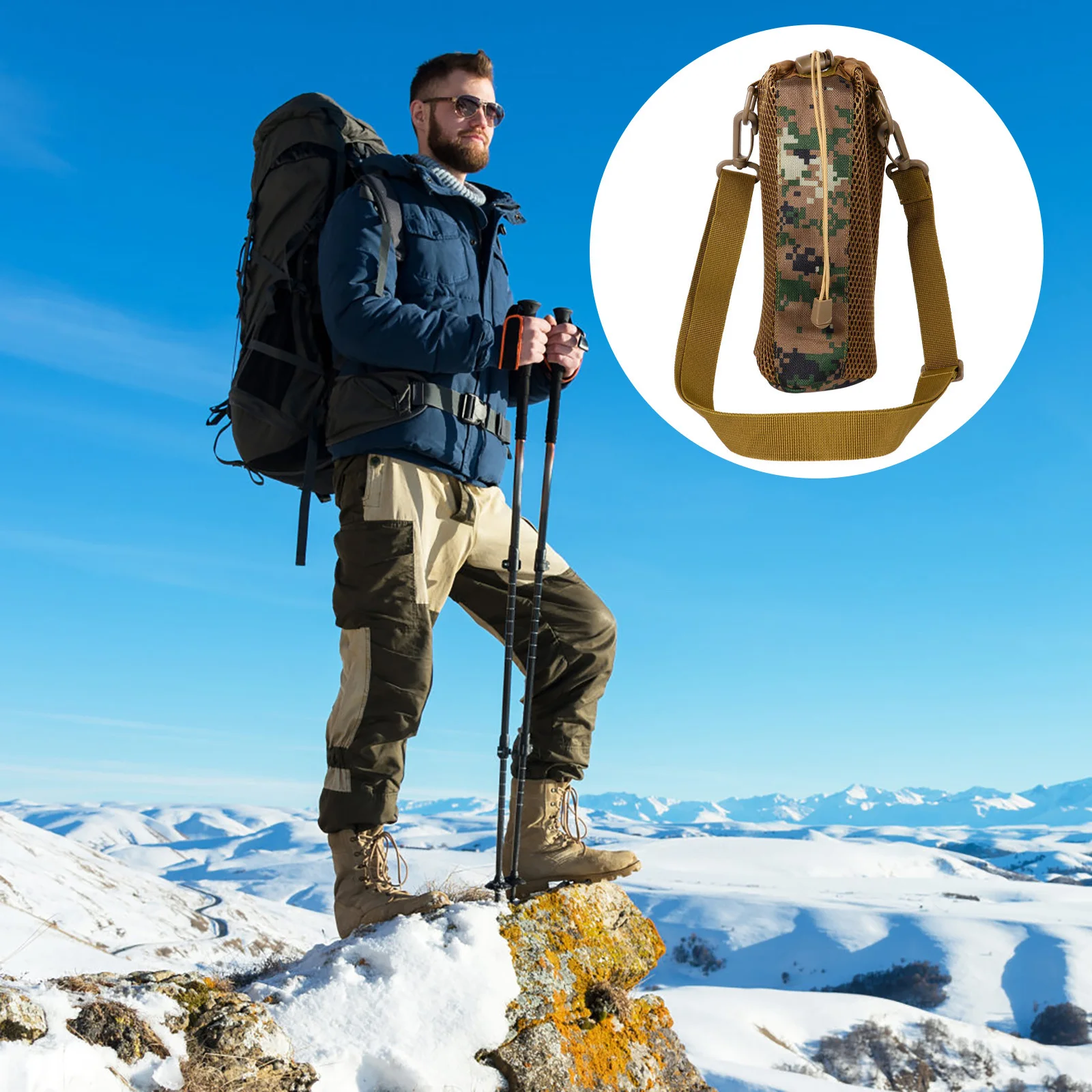 Сумка-держатель для бутылки с водой - Фотография_3