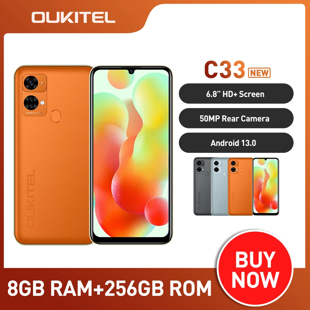Oukitel c33 смартфон на android 13
