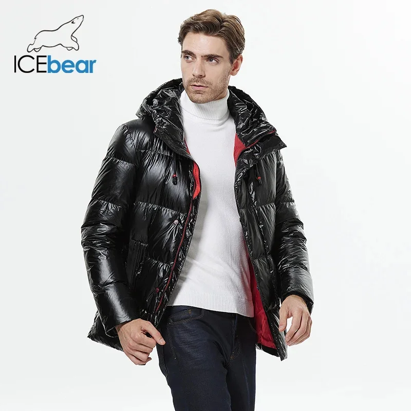 Icebear осенне-зимний новый мужской повседневный пуховик с капюшоном
