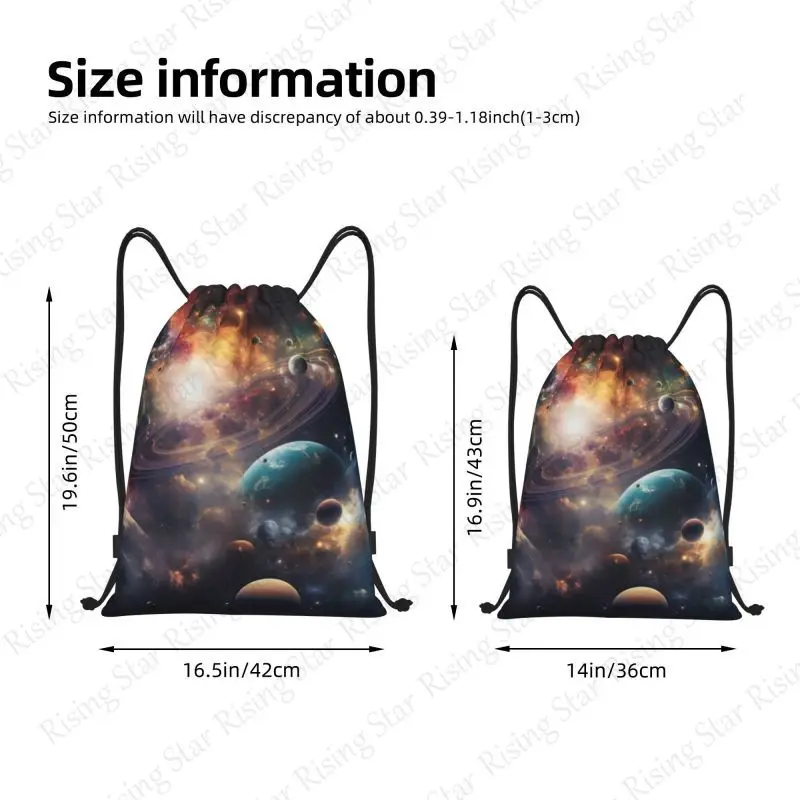 Рюкзак «таинственный вселенная планета галактики» для спортзала - Фотография_3