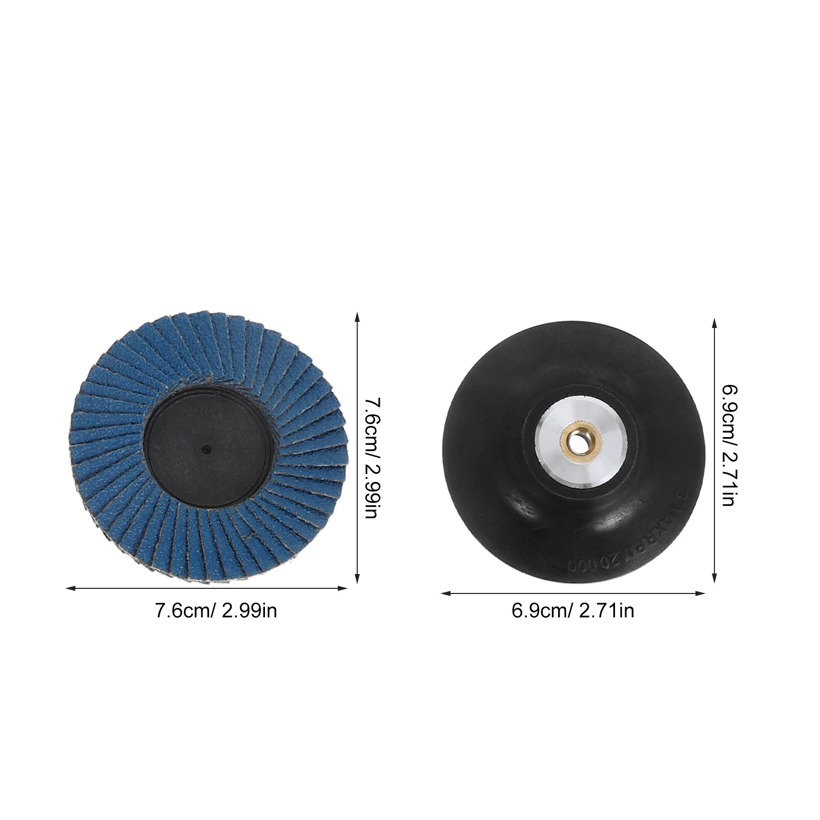 1 комплект абразивного шлифовального круга для угловой шлифовальной машины - Фотография_4