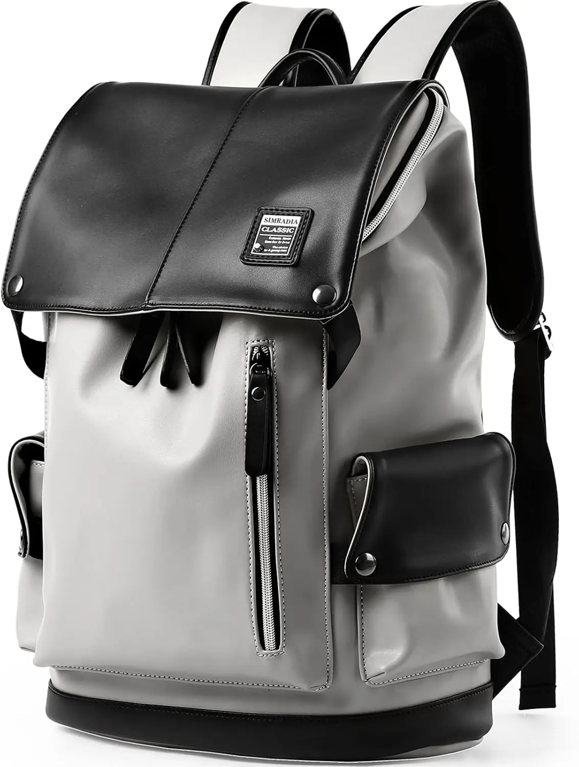 Винтажный кожаный дорожный рюкзак для мужчин