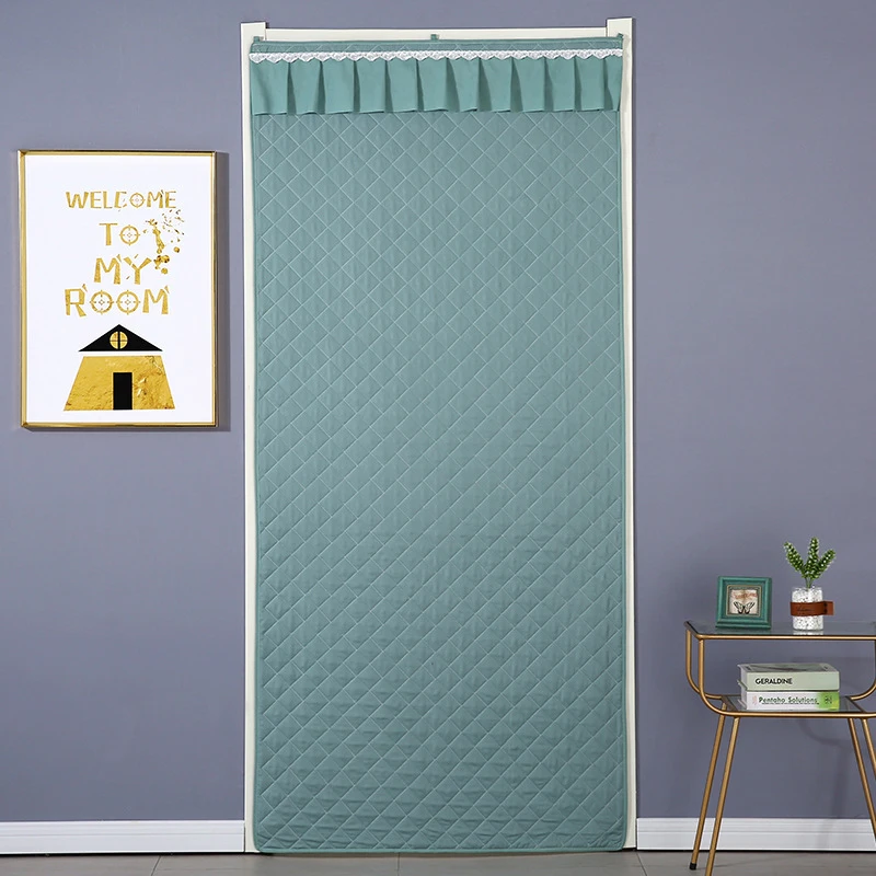 Зимняя стеганая дизайнерская дверная занавеска - Фотография_4