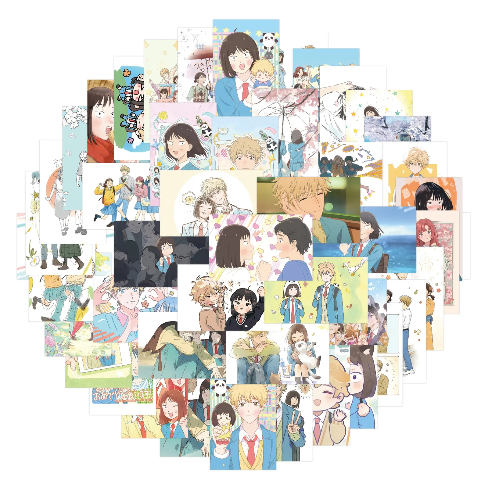 Наклейки японского аниме « skip and loafer» - Фотография_2