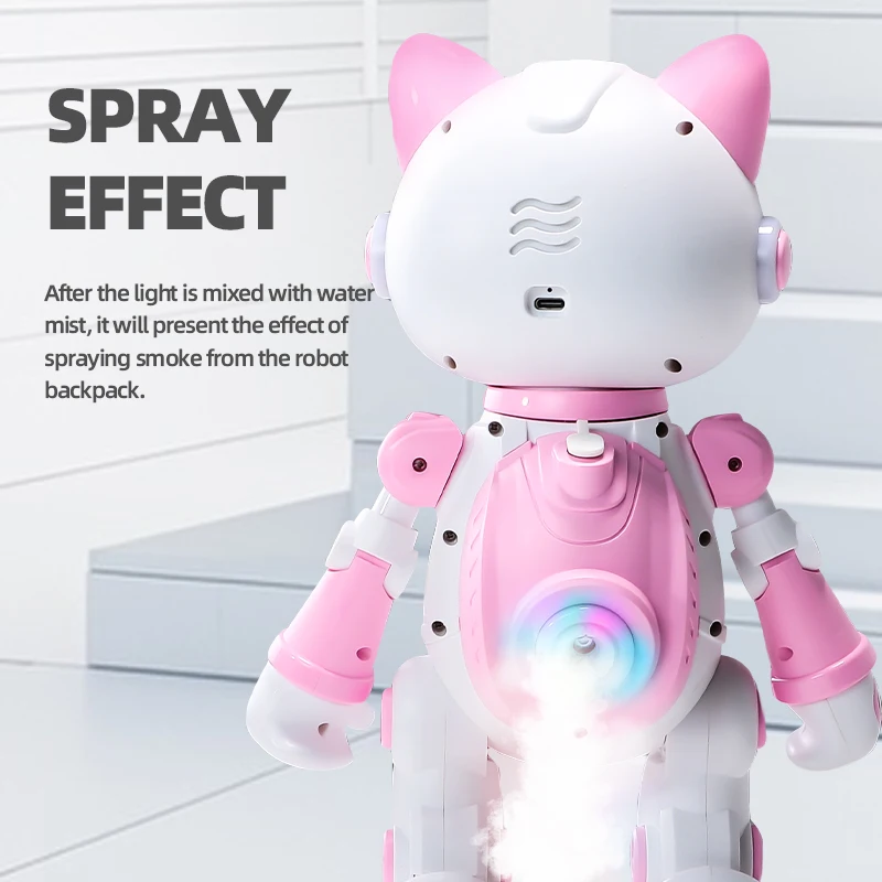 Умный робот-игрушка f10 с дистанционным управлением для детей — спрей - Фотография_6