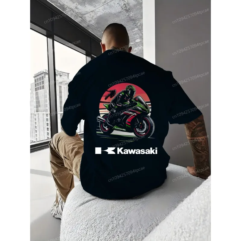 Новая футболка с логотипом kawasaki 2025 года - Фотография_2