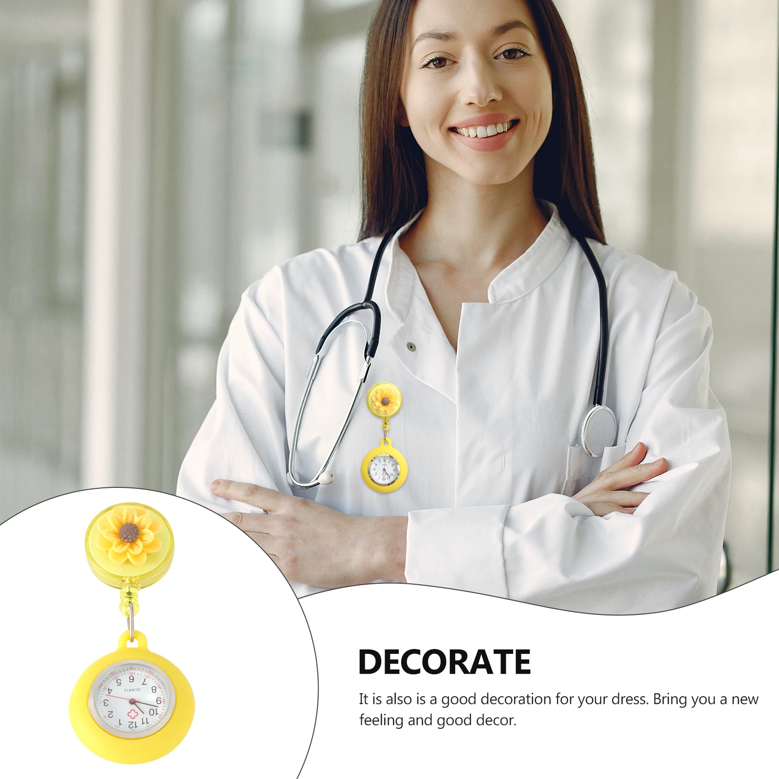 Силиконовые подвесные настольные карманные часы - Фотография_4