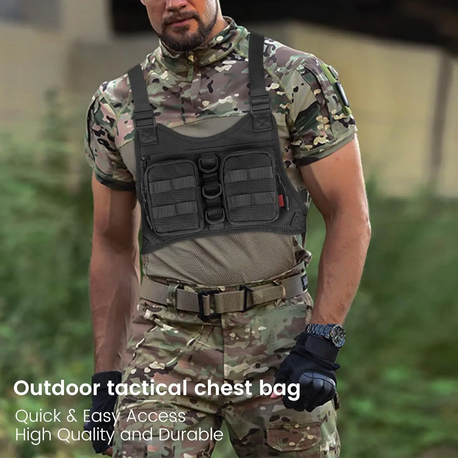 Спортивная нагрудная сумка gracetune - Фотография_3