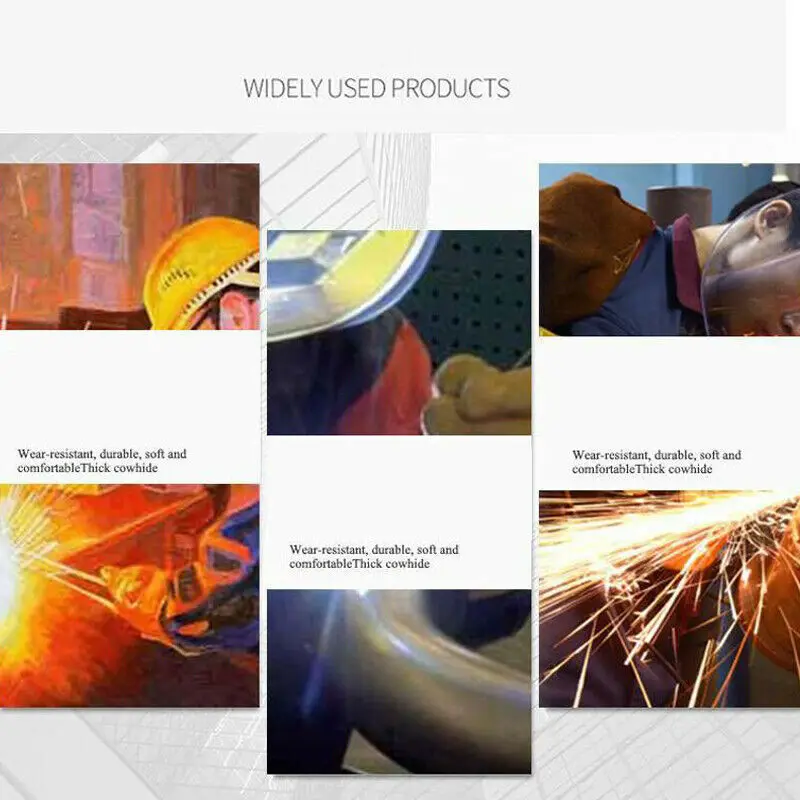 1 пара сварочных шпалер из воловьей кожи - Фотография_4