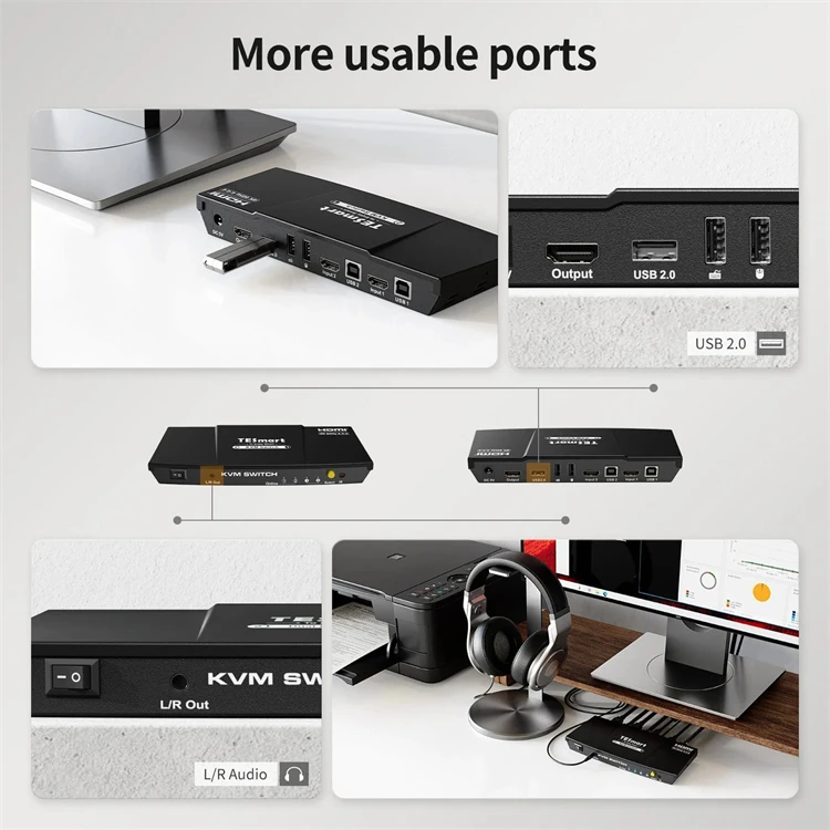 2-портовый kvm-переключатель usb 2 - Фотография_6