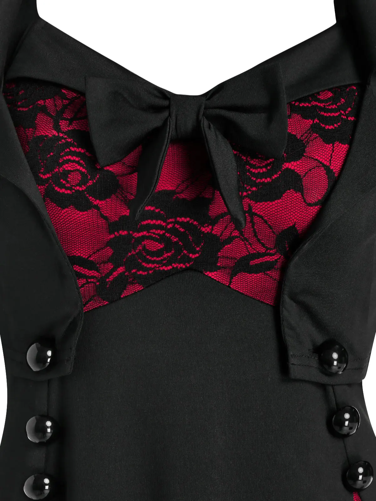 Женское кружевное платье без рукавов - Фотография_4