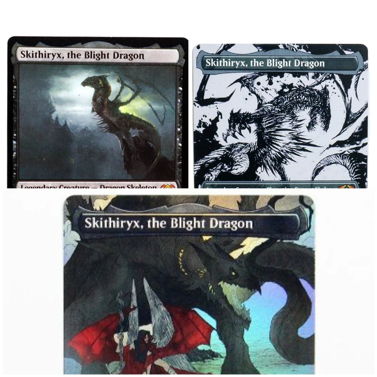 (skithiryx, the blight) фольга/голографические