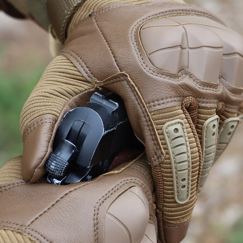 Hard knuckle full finger moto guantes - Фотография_3