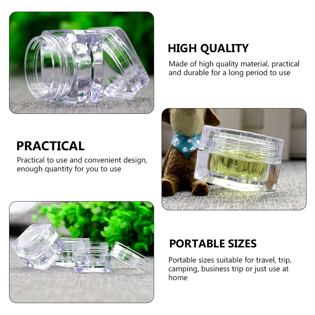 Банки для крема, портативные пустые - Фотография_4