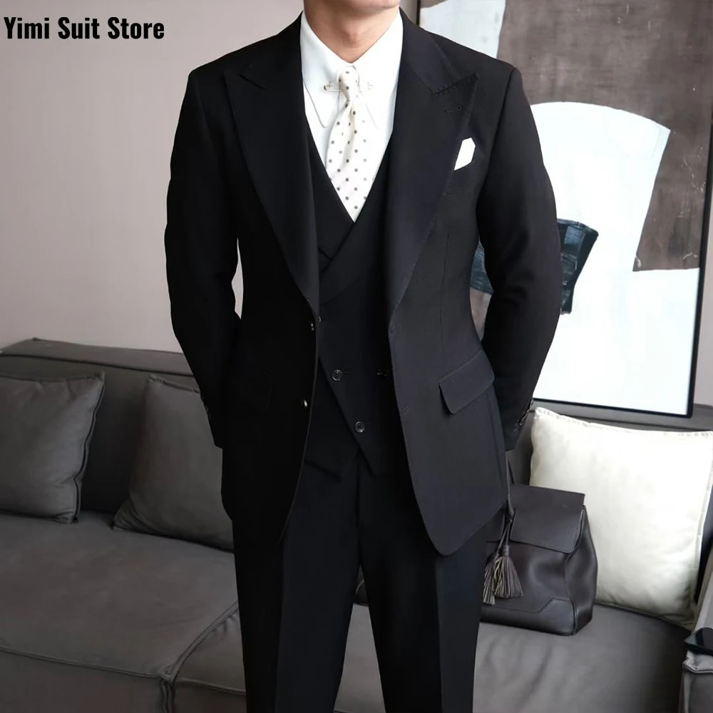 Черные мужские костюмы высокого качества - Фотография_4