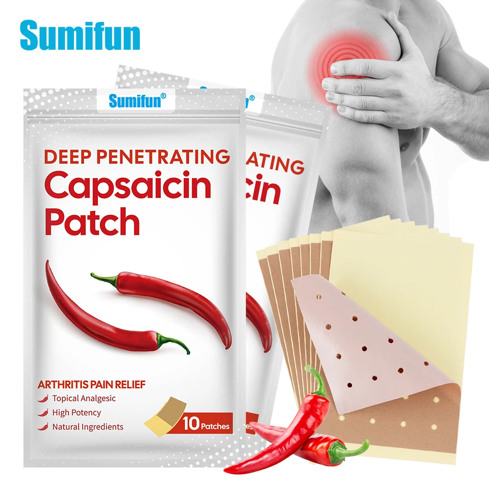 Sumifun, обезболивающий пластырь с горячим перцем - Фотография_2