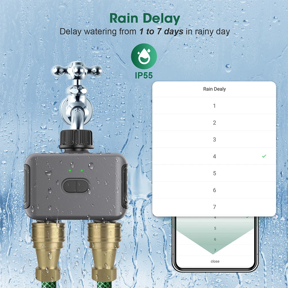 Tuya smart zigbee таймер полива - Фотография_3