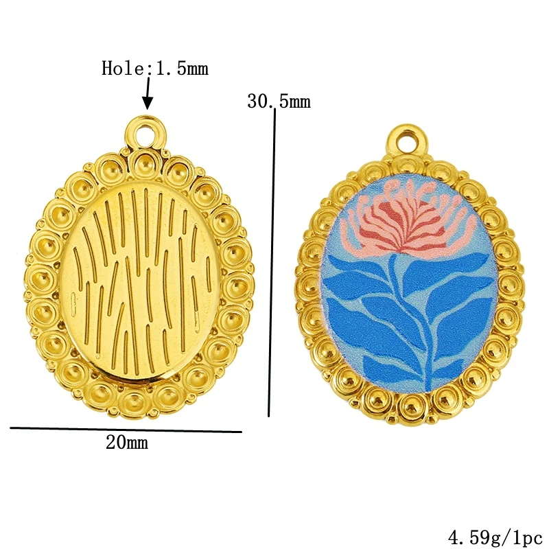 Разноцветные эмалированные подвески - Фотография_4