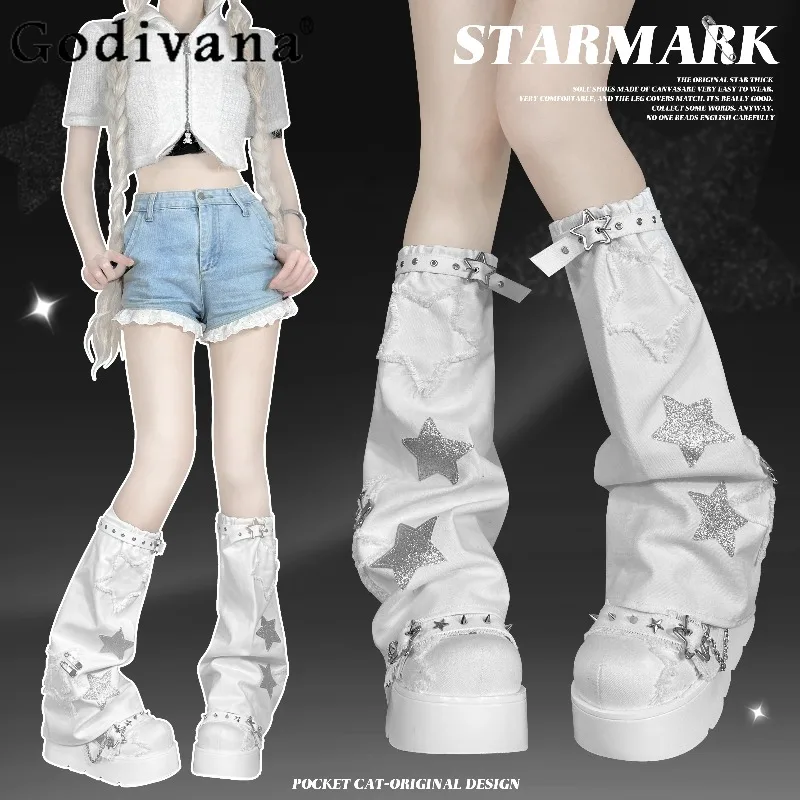 Японские оригинальные гетры y2k subculture в стиле лолиты - Фотография_2