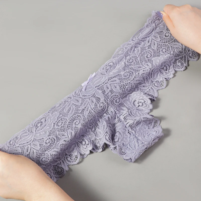 Сексуальные кружевные прозрачные трусики - Фотография_5