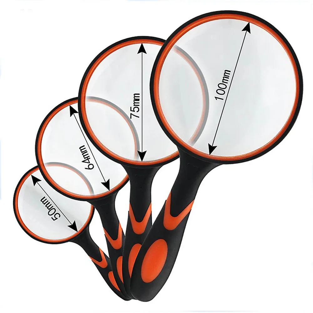 Ручная лупа, 10x детская лупа для пожилых людей