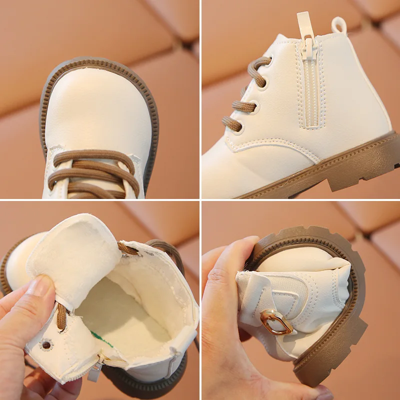 Детская обувь, теплая хлопковая плюшевая детская обувь - Фотография_6