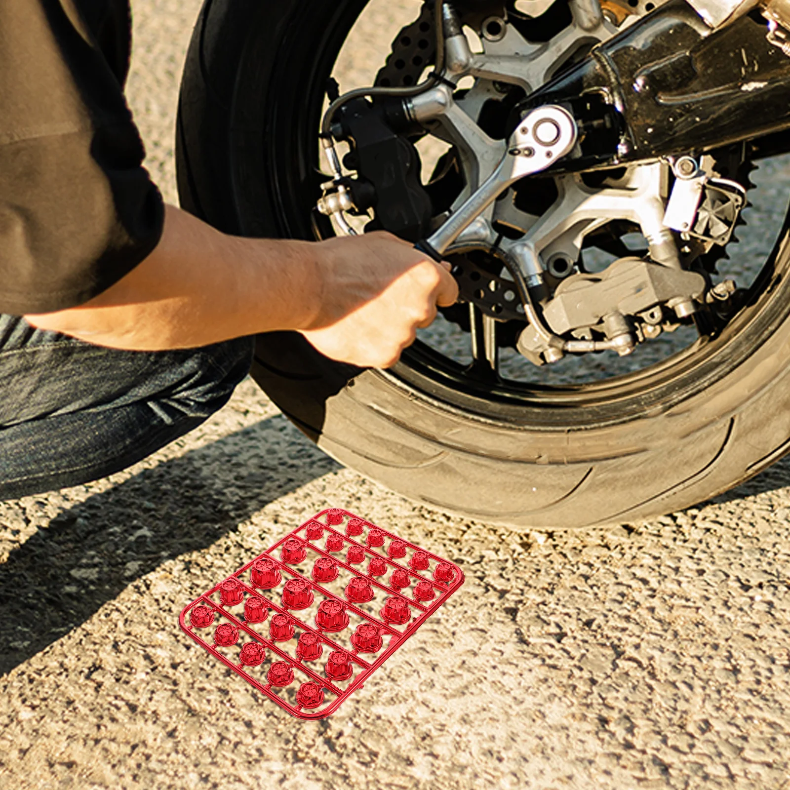 Модифицированные крышки с винтовыми крышками для мотоцикла - Фотография_3