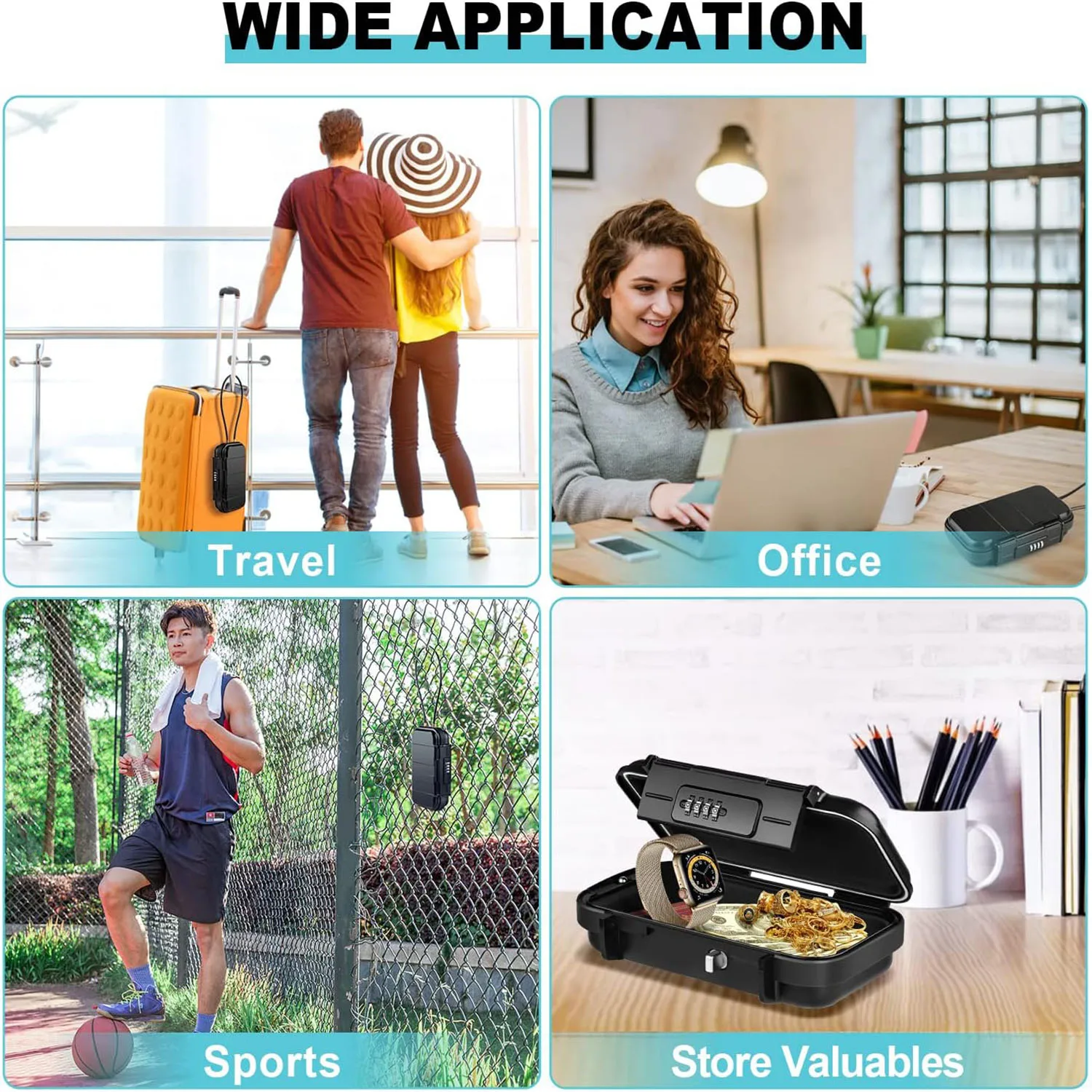 Дорожный сейф, портативный сейф для тренажерного зала - Фотография_6