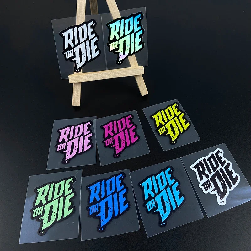 Наклейки на раму велосипеда ride or die - Фотография_2