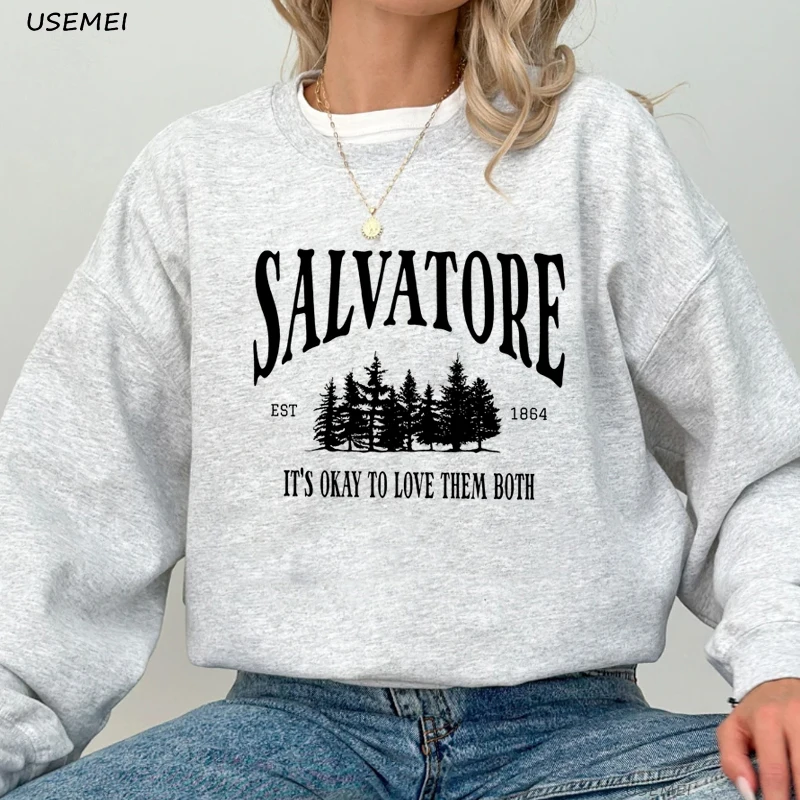 Толстовки mystic falls virginia brothers salvatore damon salvatore 1844 - Фотография_4