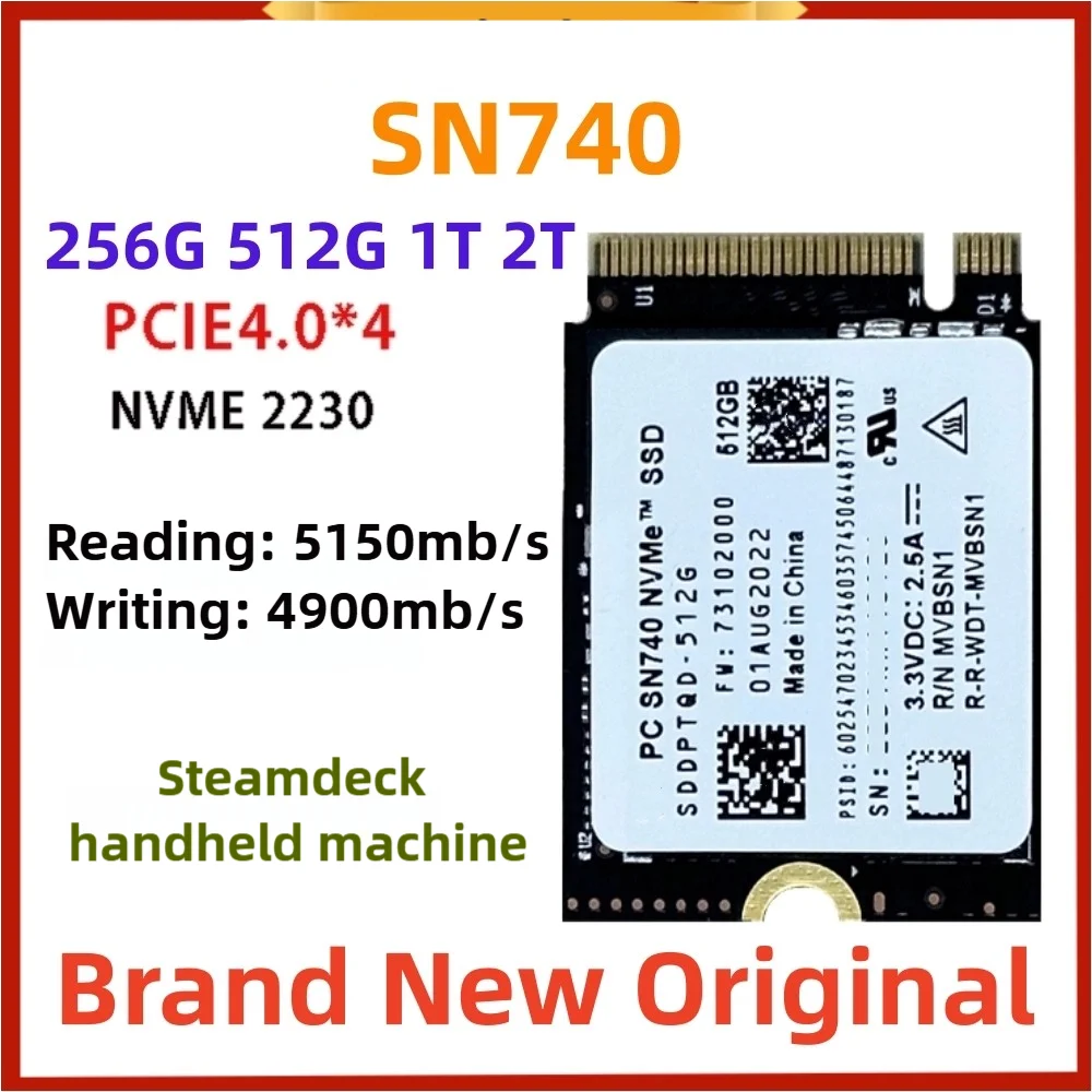 Новый sn740 256g 512 гб 1t 2t ssd m - Фотография_5