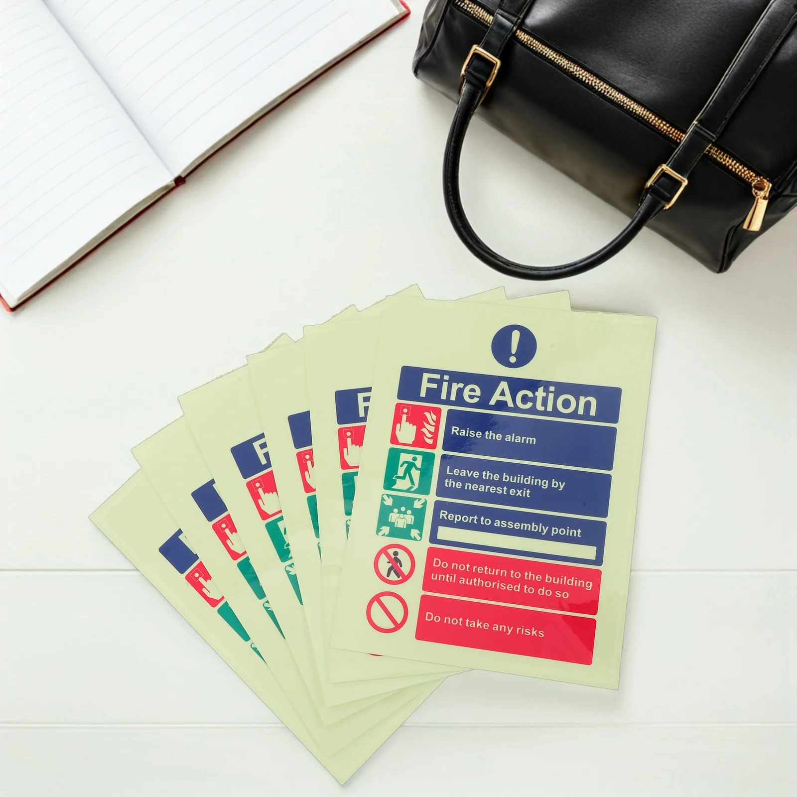 15x20 см светящаяся наклейка безопасности - Фотография_3