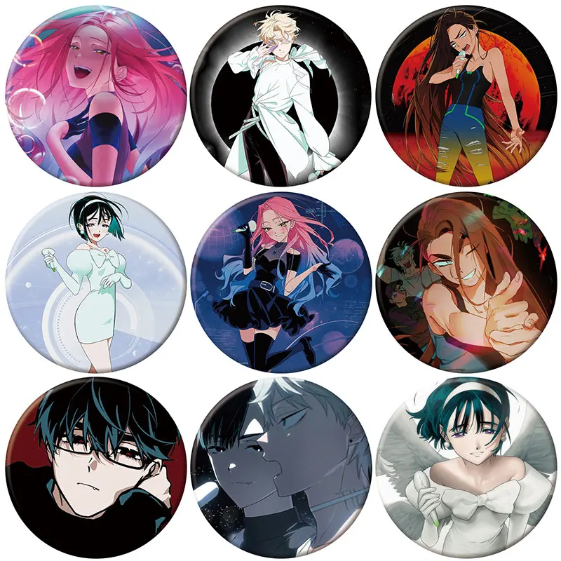 58 мм аниме alien сценические броши