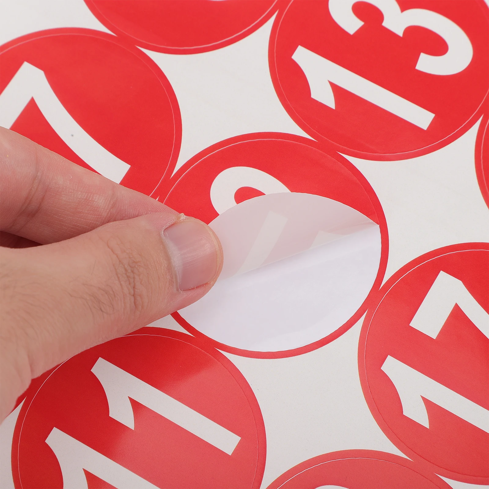 4 листа наклейки с номерами 1-80 - Фотография_4