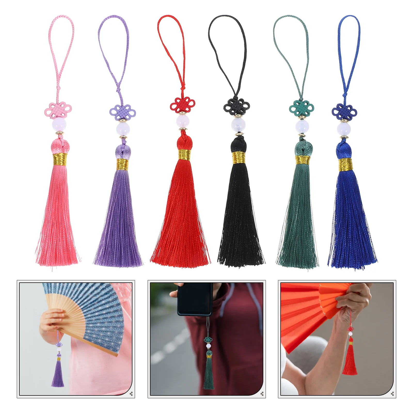 Подвесной шарм с китайским узлом - Фотография_4