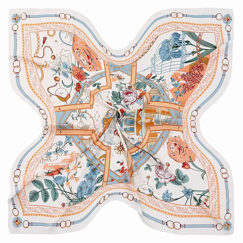 Шарф женский, большие шали на спине - Фотография_4