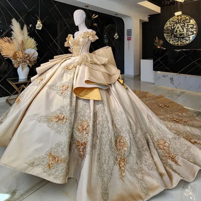 Платье quinceanera с открытыми - Фотография_3