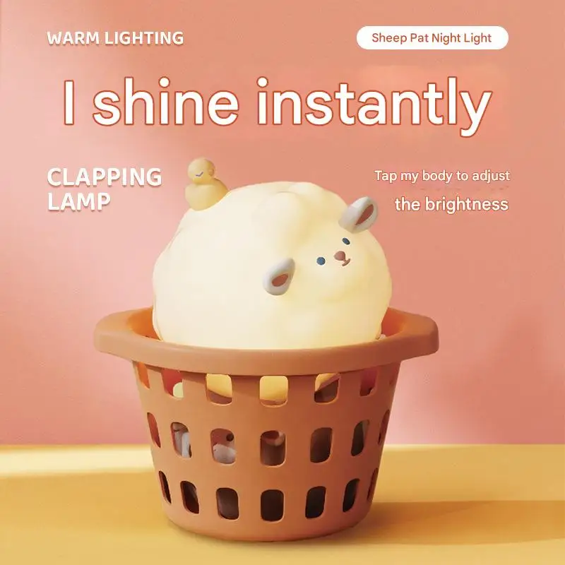 Милый мультяшный детский ночник с животным дизайном - Фотография_5