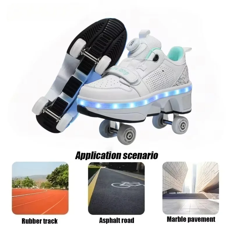 Роликовые туфли с зарядкой через usb - Фотография_3
